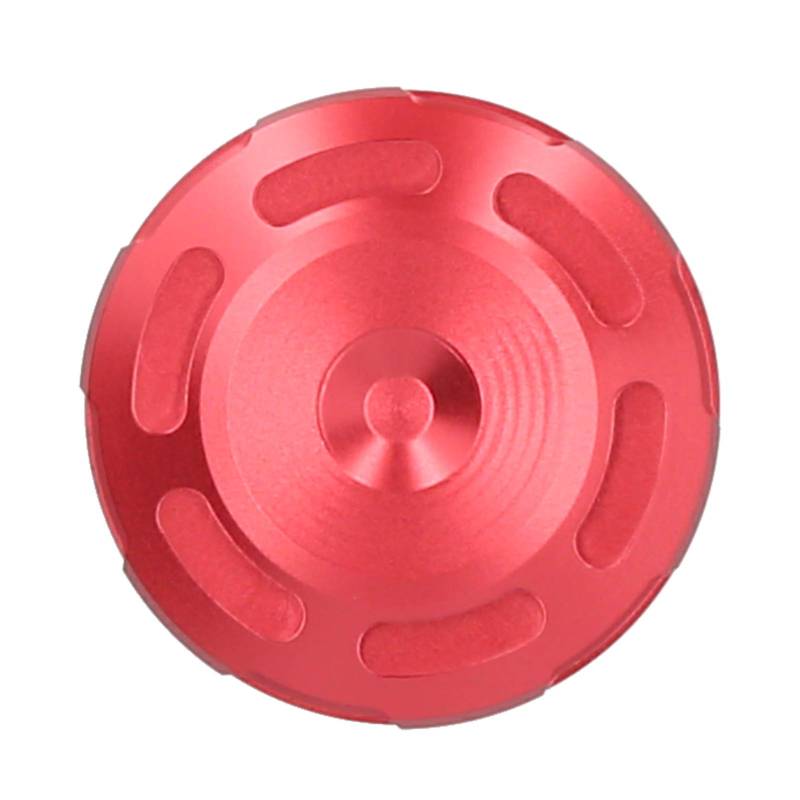 Bremsflüssigkeitsbehälter, Bremsflüssigkeitskappe Aluminium-Legierung Öltankabdeckung 39 X 39 Mm Bremsbehälter für MT-125 YZF R1 YZF R25 (Rot) von ZJchao