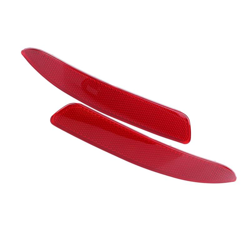 Heck Stoßfänger Reflektor, Rechter Hinterer Stoßfänger Reflektor Linke und Rechte Heck Set Links Hinteren Roter - - Trimmreflektor Marker von ZJchao