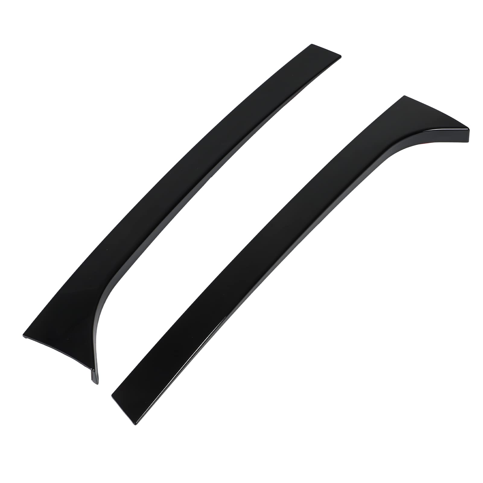 Heckscheibenspoiler, Autospoiler 2pcs Glänzende Schwarze Linke Rechte Seite Flügel Abdeckungsspoiler für Autos Bauch Heckscheibenspoiler, Autospoiler 2pcs Glänzende Schwarze Linke Rechte Seite Flügel Abdeckungsspoiler für Autos Bauch von ZJchao