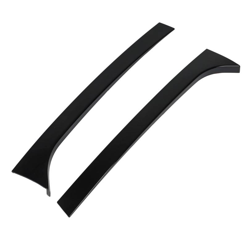 Heckscheibenspoiler, Autospoiler 2pcs Glänzende Schwarze Linke Rechte Seite Flügel Abdeckungsspoiler für Autos Bauch von ZJchao