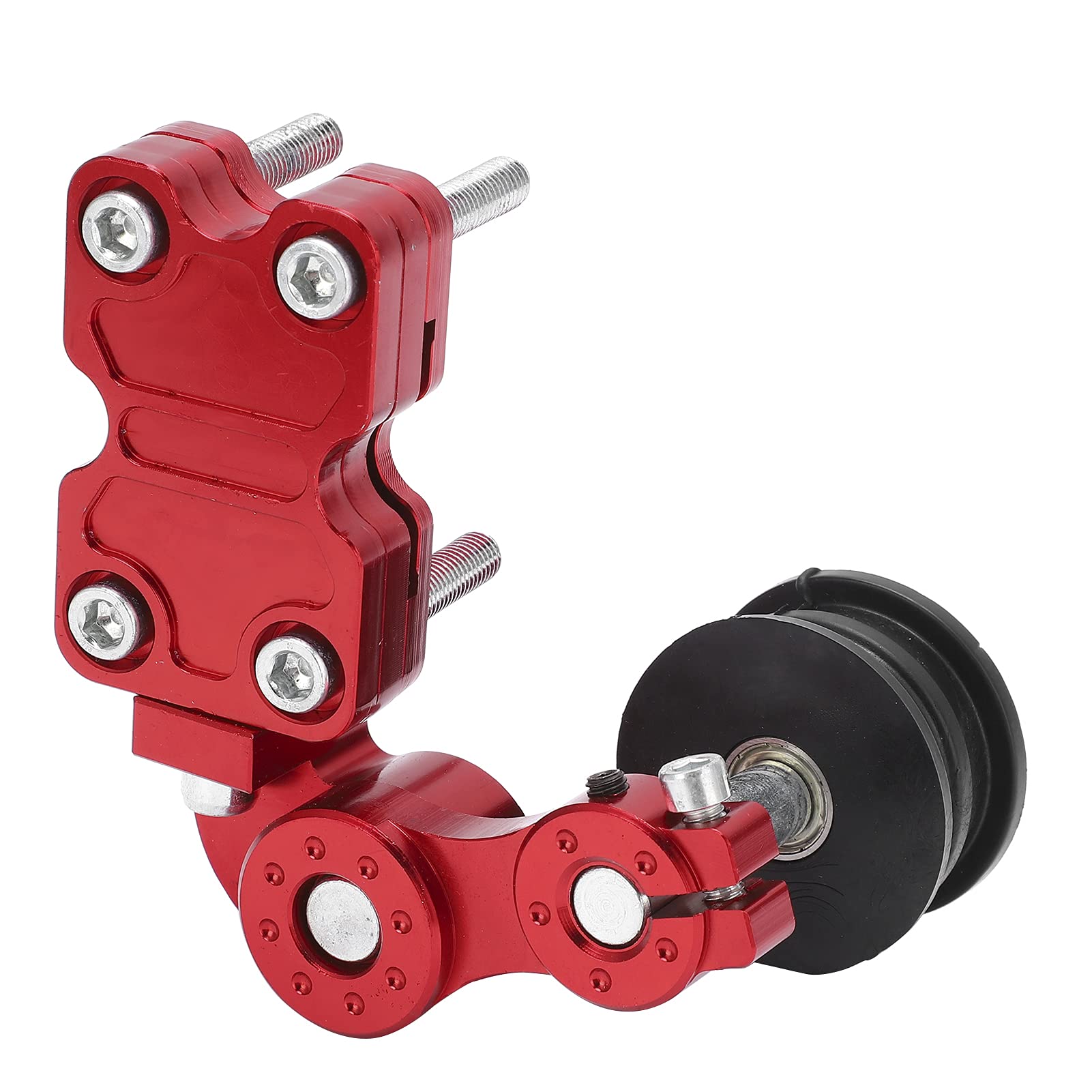 Motorrad Kettenspanner, Automatische Kettenspannrolle Universal für ATV für Dirt Bike für Geländefahrzeuge für Motorräder(rot) von ZJchao