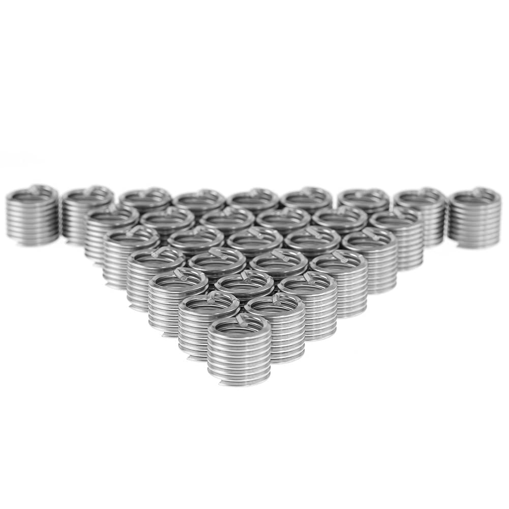 ZJchao Reparatur von Bolzengewinden, Gewinde Reparatur Kit M14 Edelstahl SS304 Sprosed Draht Helical Schraubengewindeeinsätze (30pcs (M14*2 * 1,5d)) von ZJchao