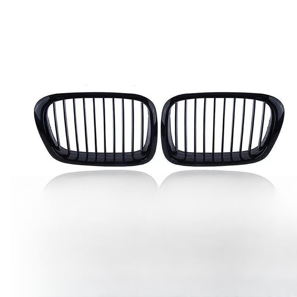 1 Paar glänzende schwarze Nieren-Kühlergrill-Abdeckung für BMW E39 5er-Serie E39 M5 1997-2003 1 Paar glänzende schwarze Nieren-Kühlergrill-Abdeckung für BMW E39 5er-Serie E39 M5 1997-2003 von ZKSXSM