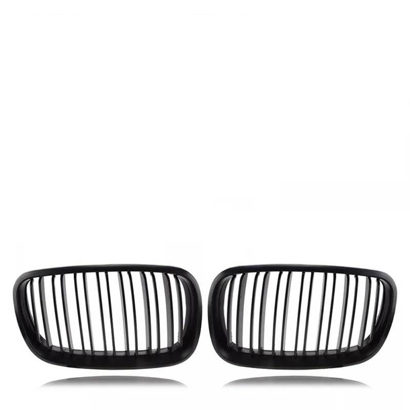 1 Paar mattschwarze Nierengitter für BMW X5 M E70 2009–2013 von ZKSXSM
