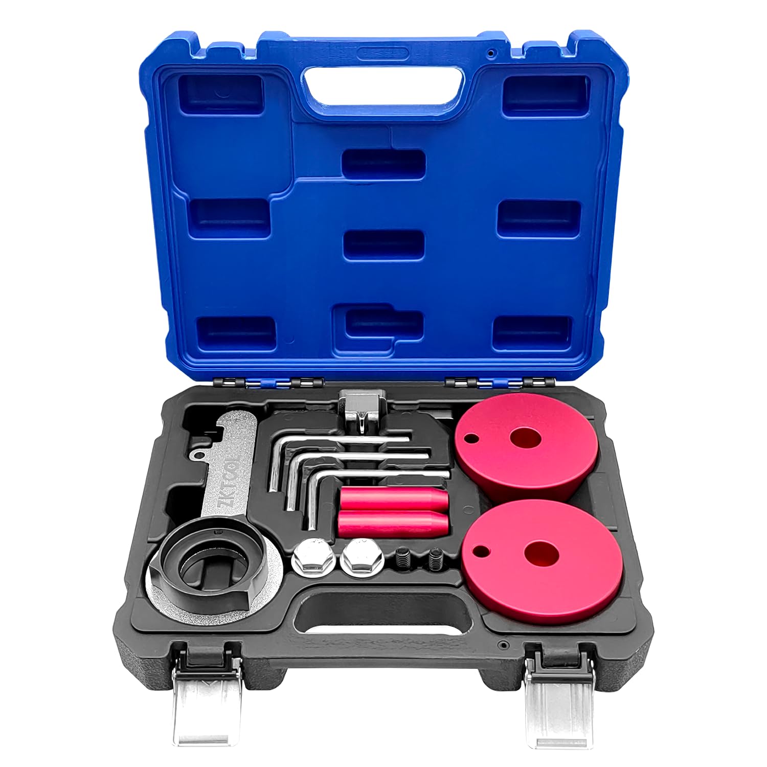 ZKTOOL Nockenwellenausrichtungs-Verriegelungswerkzeug-Kit, Kompatibel mit Ford 2.0 Ecoblue TDCi-Motor, Diesel-Zeitwerkzeugset, 303-1643, 303-1650, 303-1637 ZKTOOL Nockenwellenausrichtungs-Verriegelungswerkzeug-Kit, Kompatibel mit Ford 2.0 Ecoblue TDCi-Motor, Diesel-Zeitwerkzeugset, 303-1643, 303-1650, 303-1637 von ZKTOOL