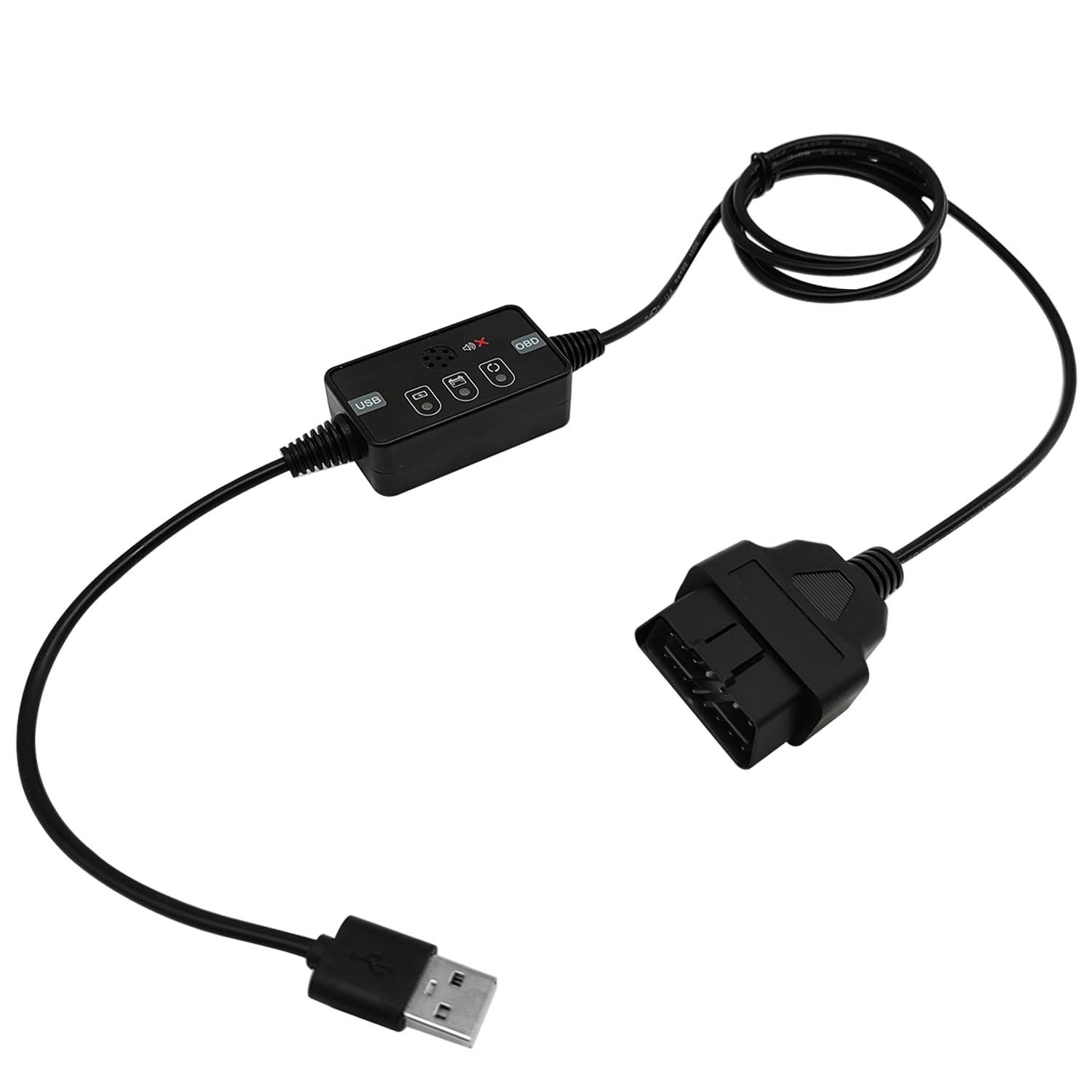 ZKTOOL Stromversorgung über USB Auto ECU Emergency Stromversorgungskabel, Automotive Memory Saver Connector mit Summer Alarm, OBD II-Stecker, Zigarettenanzünderbuchse, Batteriewechselwerkzeug von ZKTOOL