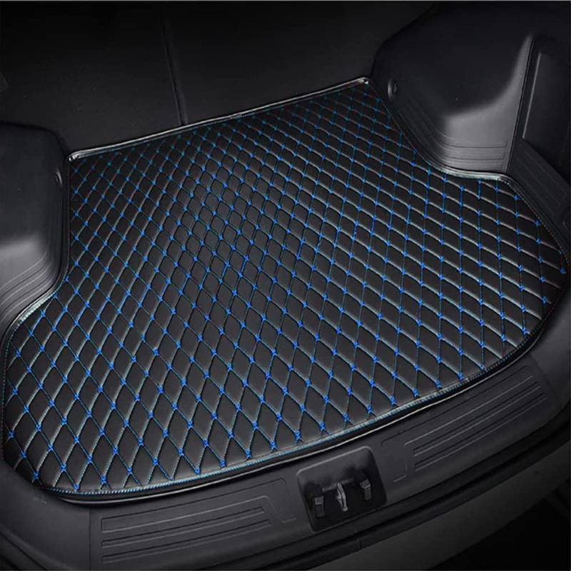 ZLDRZ Auto Kofferraummatten,Auto Kofferraumschutz Matten,für Audi S5 Typ 8T Coupé 2008-2016,Wasserdicht rutschfest Verschleißfest Kofferraum Schutzmatten,C-Black Blue von ZLDRZ
