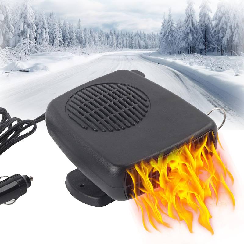 ZLXHDL 12V 200W Autoheizung, Tragbare 2-in-1-Keramikheizung, Kühlung, Heizlüfter, Defroster, Demister, Universal von ZLXHDL