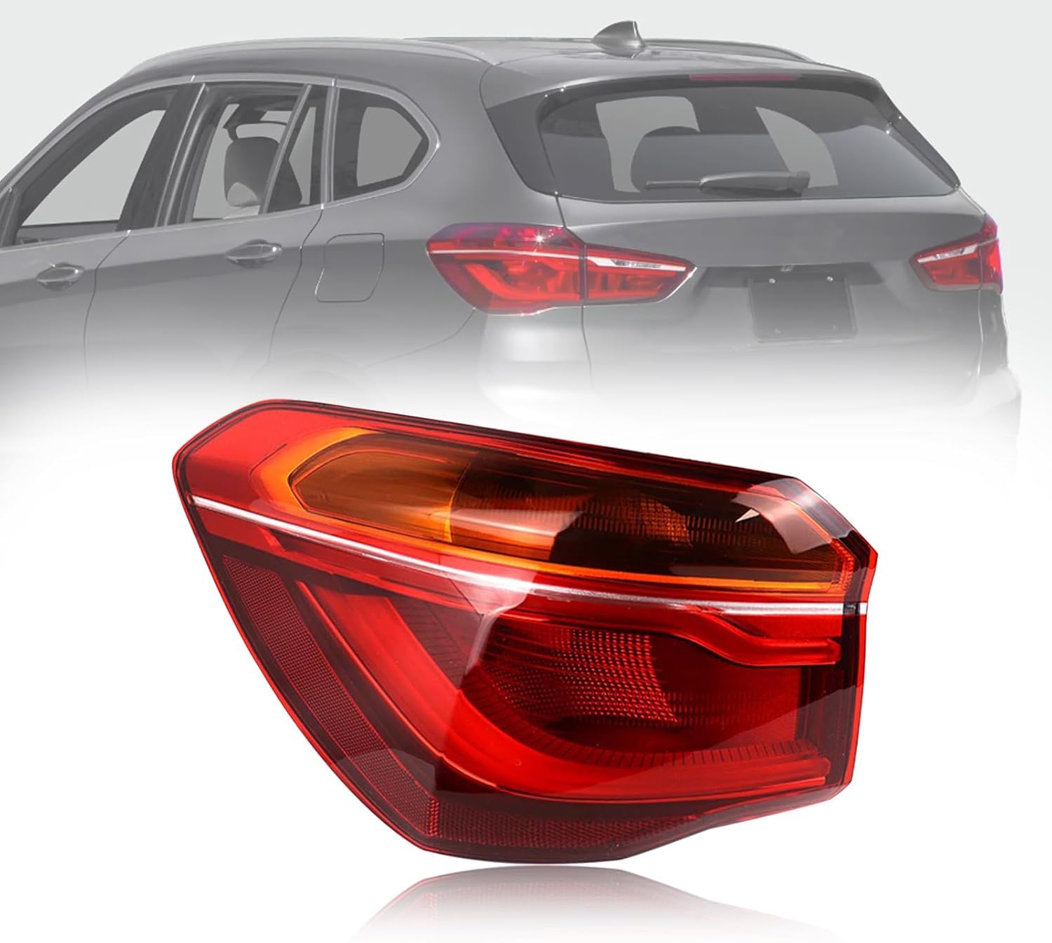 Autorücklichter für BMW X1 2016 2017 2018 2019, ist Für staub- und wasserabweisend,Left Outer Autorücklichter für BMW X1 2016 2017 2018 2019, ist Für staub- und wasserabweisend,Left Outer von ZLXYBF66