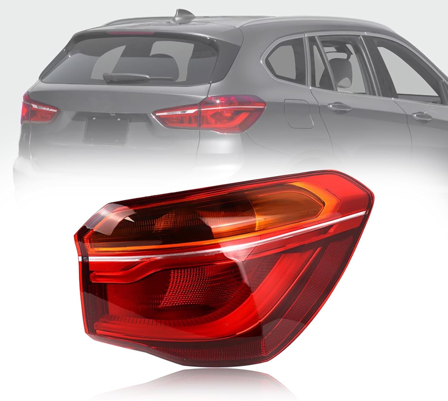 Autorücklichter für BMW X1 2016 2017 2018 2019, ist Für staub- und wasserabweisend,Right Outer Autorücklichter für BMW X1 2016 2017 2018 2019, ist Für staub- und wasserabweisend,Right Outer von ZLXYBF66