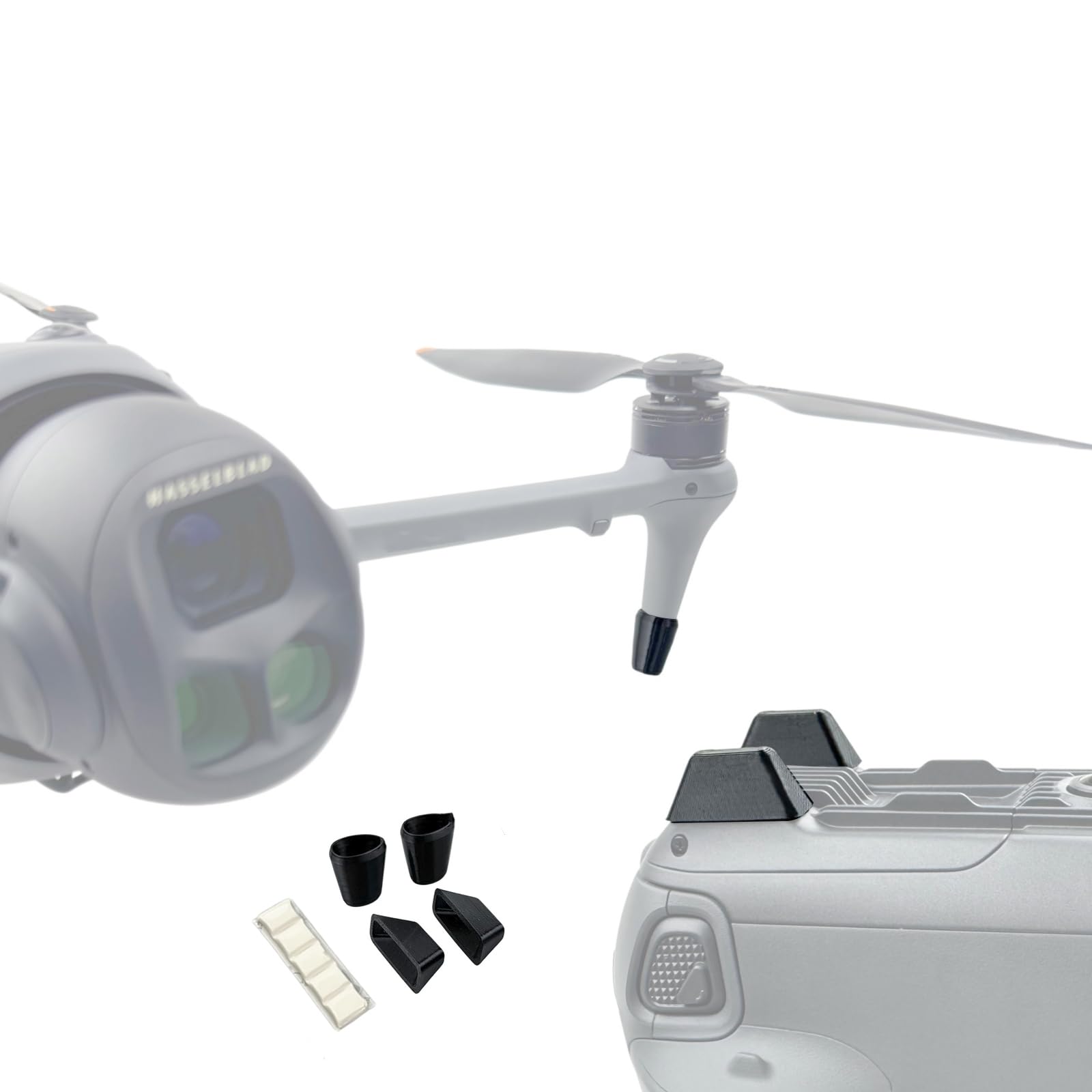 Fahrwerkschutz kompatibel für DJI Mavic 4 Pro, Anti-Verschleiß-Erhöhungshalterung, Booster mit wiederverwendbarem Klebepad, keine Demontage und Kratzschutz Fahrwerkschutz kompatibel für DJI Mavic 4 Pro, Anti-Verschleiß-Erhöhungshalterung, Booster mit wiederverwendbarem Klebepad, keine Demontage und Kratzschutz von ZLYLVRC