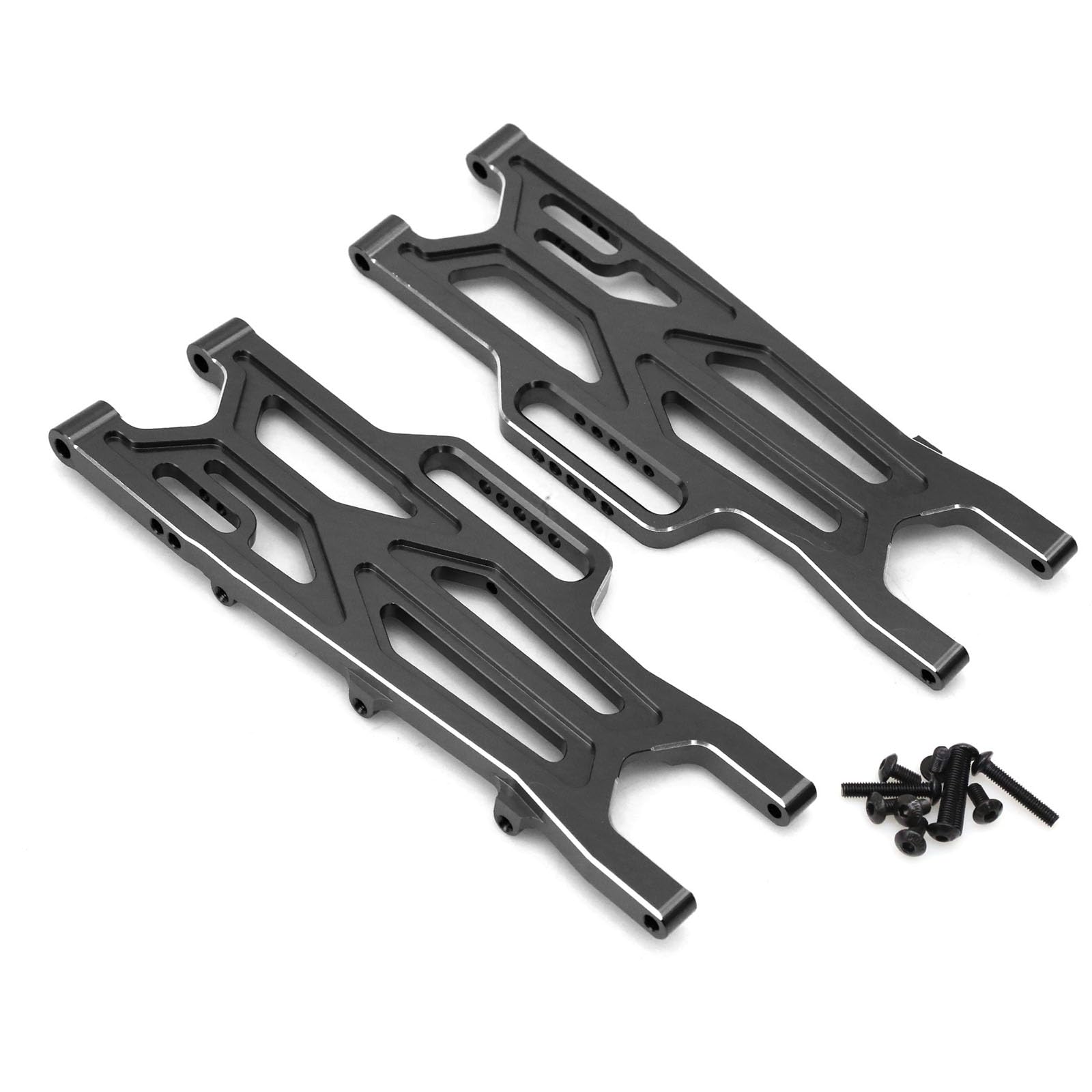 ZLYLVRC Aluminium Hintere untere Querlenker-Set, kompatibel mit Arrma 1/10 Kraton/Outcast 4x4 4S V2 BLX RC Truck Upgrade-Teile L/R Querlenker, Schwingenarm, Ersatz ARA330711 ZLYLVRC Aluminium Hintere untere Querlenker-Set, kompatibel mit Arrma 1/10 Kraton/Outcast 4x4 4S V2 BLX RC Truck Upgrade-Teile L/R Querlenker, Schwingenarm, Ersatz ARA330711 von ZLYLVRC