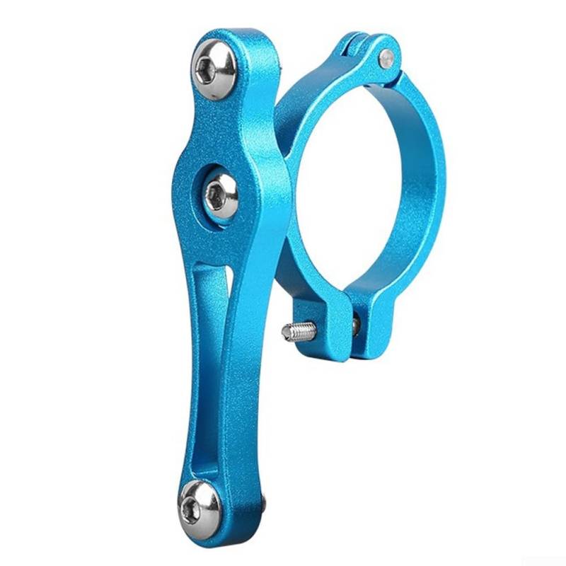 Fahrrad- und Motorrad-Getränkehalter, innovatives Aluminium-Design für Elektroroller und Fahrräder (Doppelschrauben blau) von ZMdooreasy