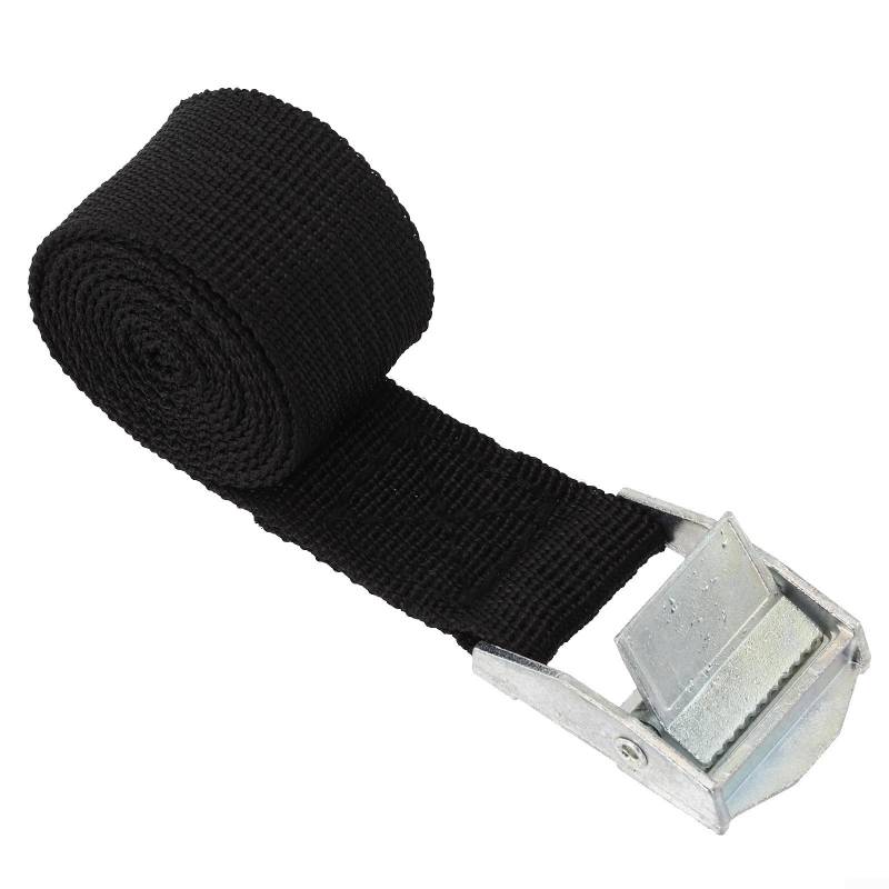 Gepäckmanagement leicht gemacht, 1 m Nylon-Zurrgurt mit Schnellverschluss (schwarz) von ZMdooreasy