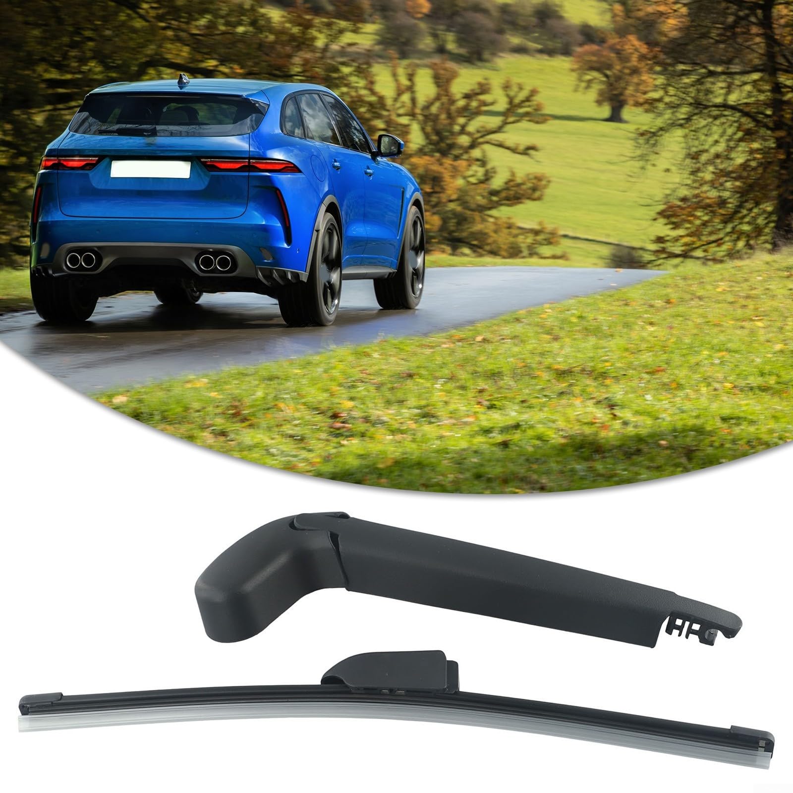 Heckscheibenwischer und Wischerblatt Ersatz Kit für Jaguar F Pace 2016 2021, Passform Design Heckscheibenwischer und Wischerblatt Ersatz Kit für Jaguar F Pace 2016 2021, Passform Design von ZMdooreasy
