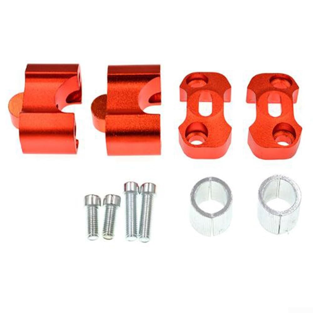 Hochfeste Aluminium-Motorrad-Lenkererhöhung, ideal zur Verringerung der Ermüdung des Fahrens (Orange) von ZMdooreasy