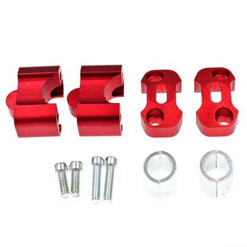 Hochfeste Aluminium-Motorrad-Lenkererhöhung, ideal zur Verringerung der Ermüdung des Fahrens (rot) von ZMdooreasy