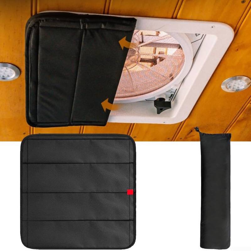 Magnetischer Dach-Sonnenschutz für Wohnmobile mit kompletten lichtblockierenden Funktionen und einfachen Aufbewahrungsmöglichkeiten von ZMdooreasy