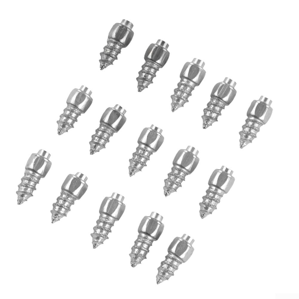 Snow Traction Solutions Set mit 100 Stahl-Reifenbolzen (9 mm), ideal für verschiedene Fahrzeuge bei kaltem Wetter von ZMdooreasy