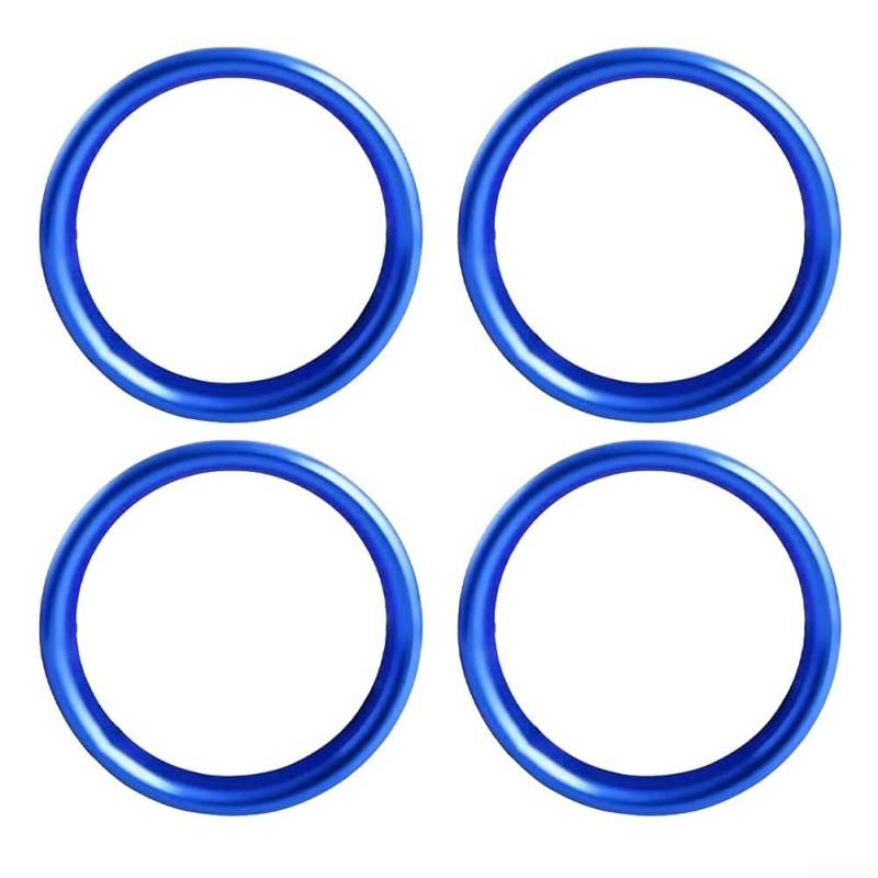 Verbessern Sie den Fahrzeuginnenraum mit 4 dekorativen Lüftungsschlitzen für A3, S3 (2013 2016), Q2 (4 x blau) von ZMdooreasy