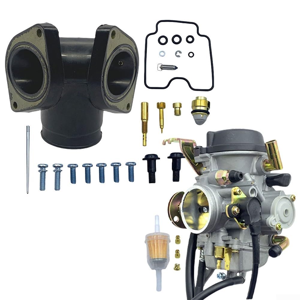 Vergaser für Yamaha XV1600 XV1700, passend für Modelle 1999 2003, OEM #4WM 14101 03 00, Montageanleitung (evtl. nicht in deutscher Sprache) von ZMdooreasy