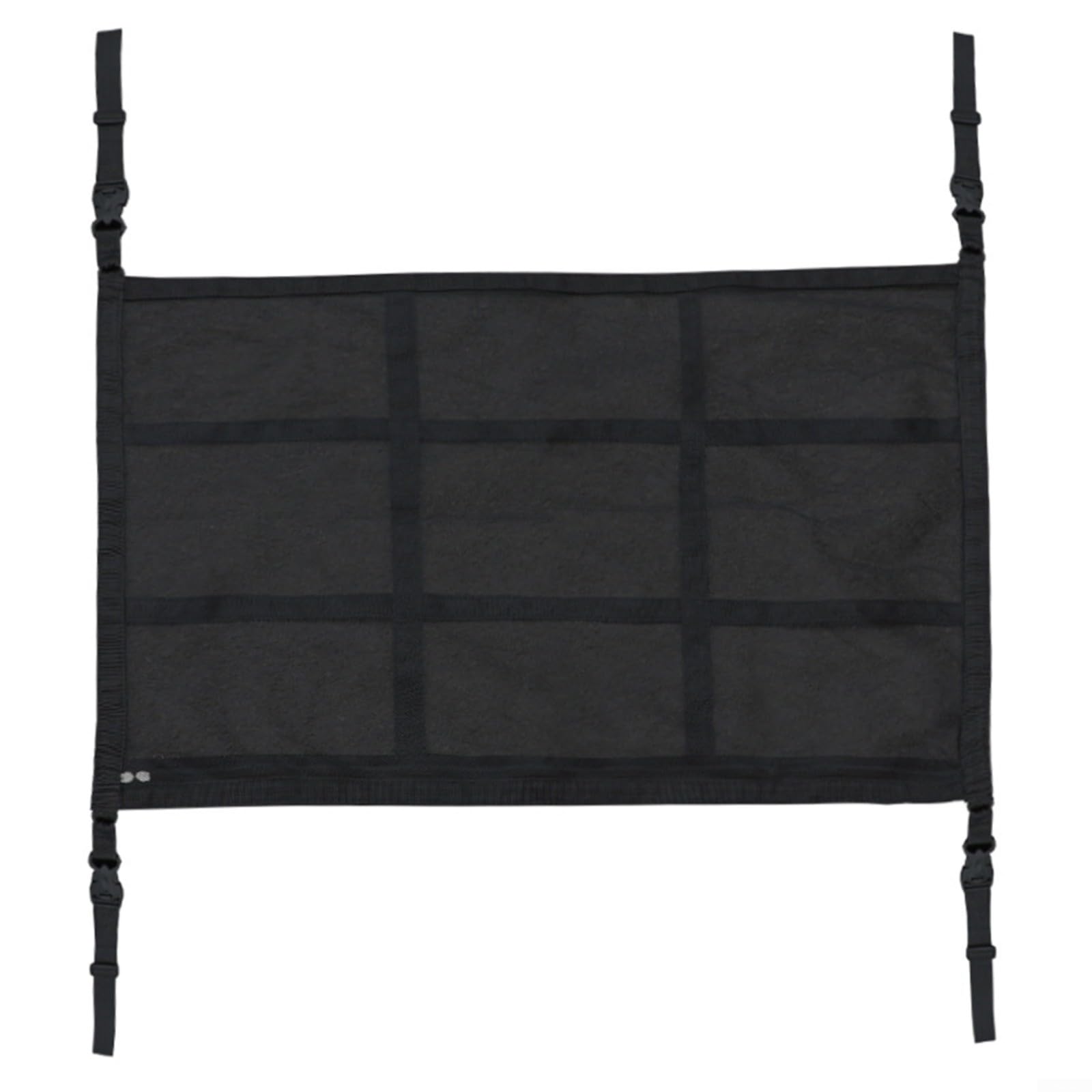 ZMdooreasy Auto-Dach-Aufbewahrungstasche, großes Fassungsvermögen, Netz-Organizer für Limousine, SUV, Geländewagen, Schwarz (70 x 50 cm) von ZMdooreasy