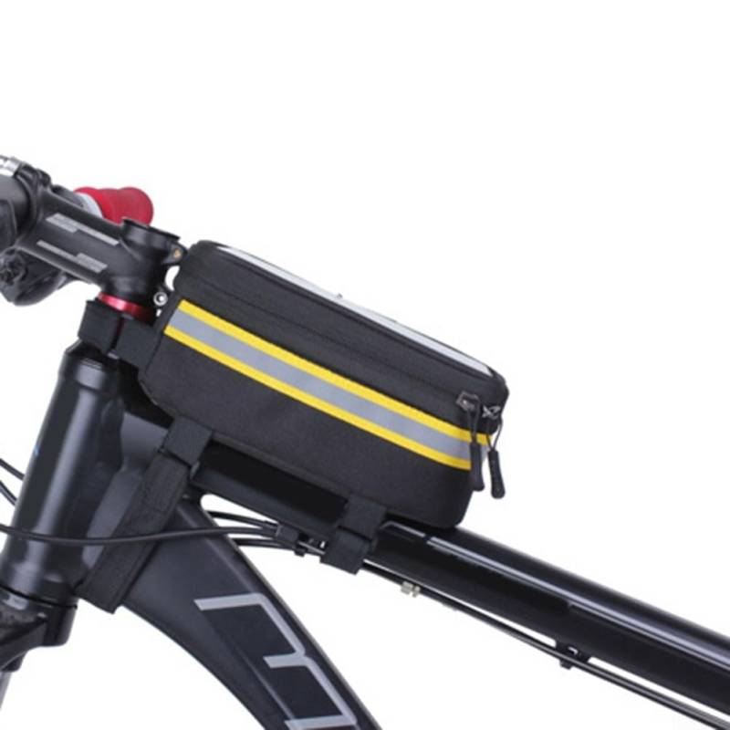 ZMdooreasy Cycling Essentials und leichte Touchscreen-Aufbewahrungstasche (Gelb) von ZMdooreasy