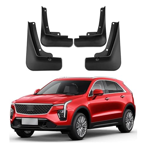 4 StüCk Auto SchmutzfäNger für Cadillac XT4 2024 2025, Schmutzfänger Zubehör Auto Spritzschutz Schmutzfänger Vorne Hinten Spritzklappen 4 StüCk Auto SchmutzfäNger für Cadillac XT4 2024 2025, Schmutzfänger Zubehör Auto Spritzschutz Schmutzfänger Vorne Hinten Spritzklappen von ZNCJY