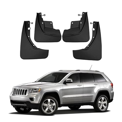 4 StüCk Auto SchmutzfäNger für Jeep Grand Cherokee 2011-2021, Schmutzfänger Zubehör Auto Spritzschutz Schmutzfänger Vorne Hinten Spritzklappen 4 StüCk Auto SchmutzfäNger für Jeep Grand Cherokee 2011-2021, Schmutzfänger Zubehör Auto Spritzschutz Schmutzfänger Vorne Hinten Spritzklappen von ZNCJY