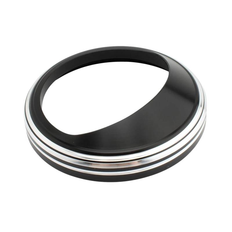 ZNCOJL Armaturenbrett Sonnenblende Tacho Sonnenblende Für Har&Ley Für Davidson Für Deluxe Für FLSTN 2005-2006 Motorrad Instrument Abdeckung Schutz Dashboard Sonnenblende Abdeckung(Black Silver) von ZNCOJL