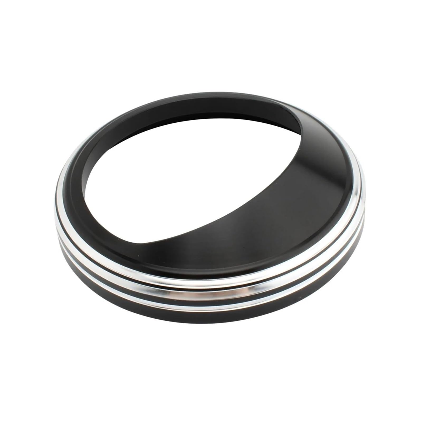ZNCOJL Armaturenbrett Sonnenblende Tacho Sonnenblende Für Har&Ley Für Davidson Für Electra Für Glide Für FLHS 1977-1981 Motorrad Instrument Abdeckung Sonnenblende(Black Silver) von ZNCOJL