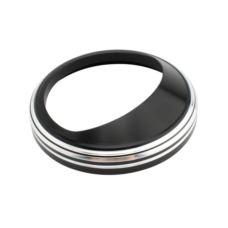 ZNCOJL Armaturenbrett Sonnenblende Tacho Sonnenblende Für Har&Ley Für Davidson Für Electra Für Glide Für FLHS 1977-1981 Motorrad Instrument Abdeckung Sonnenblende(Black Silver) von ZNCOJL