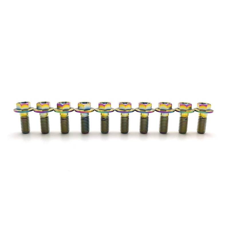 ZNCOJL Bremsscheiben Schrauben Für HON&DA XR600R 1991-2000 Motorrad-Bremsscheibenschrauben Vorne(Colorful) von ZNCOJL