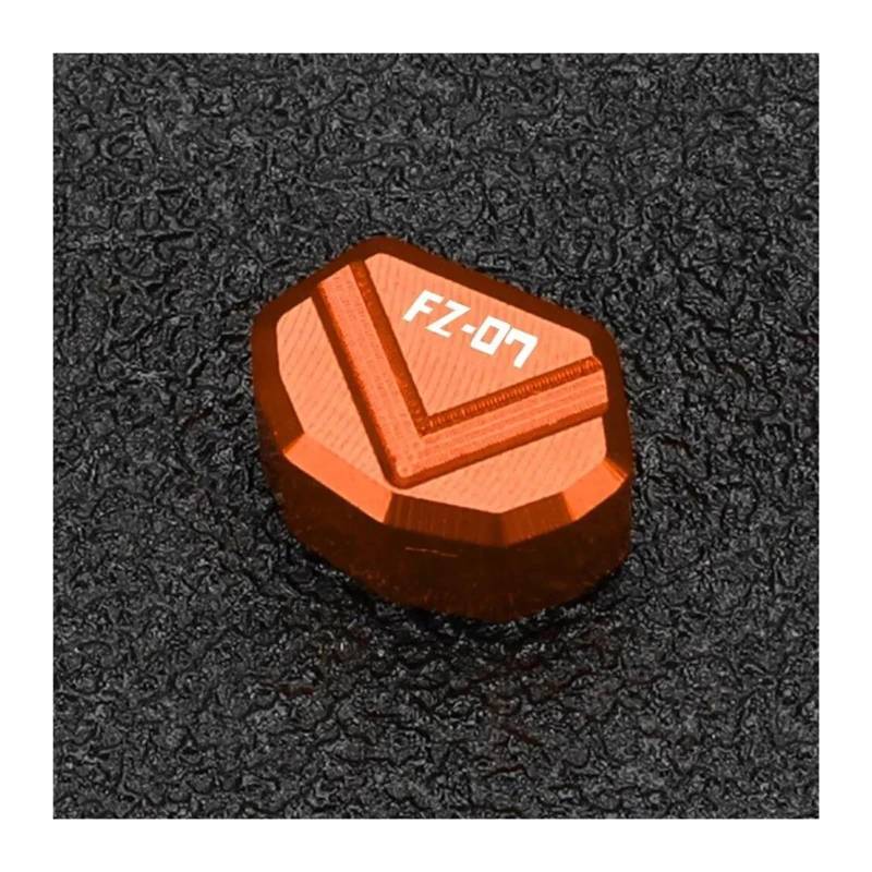 ZNCOJL Schalterabdeckung knopfkappe Für YA&MAHA FZ07 FZ-07 FZ 07 2014-2023 Motorrad Schalter Taste Blinker KeyCap(Orange) von ZNCOJL