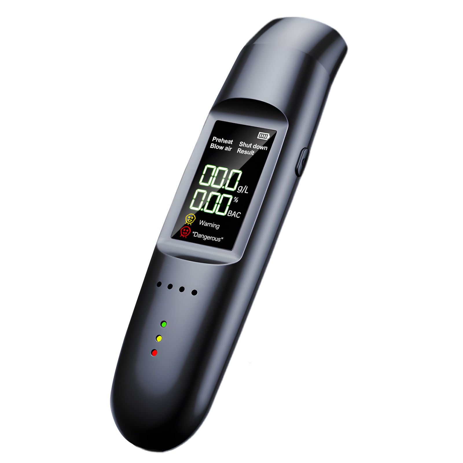 ZOBMIO Alkoholtester Polizeigenau, Sprachansage, Genaue Messungen, mit Digitaler LCD-Anzeige, Promillemessgerät, Kein Mundknebel Erforderlich, Alkoholtester, Kann Zu Hause Oder Auf Partys Verwendet ZOBMIO Alkoholtester Polizeigenau, Sprachansage, Genaue Messungen, mit Digitaler LCD-Anzeige, Promillemessgerät, Kein Mundknebel Erforderlich, Alkoholtester, Kann Zu Hause Oder Auf Partys Verwendet von ZOBMIO