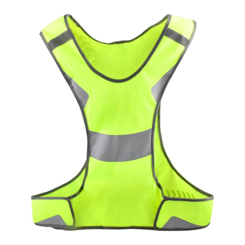 ZOBMIO Reflektierende Weste, Reflektierende Laufweste mit Tasche,Laufweste für Joggen, Fahrrad - Reflektierende Warnweste - Für Damen & Herren - Atmungsaktiv - Leicht (1 STK) von ZOBMIO