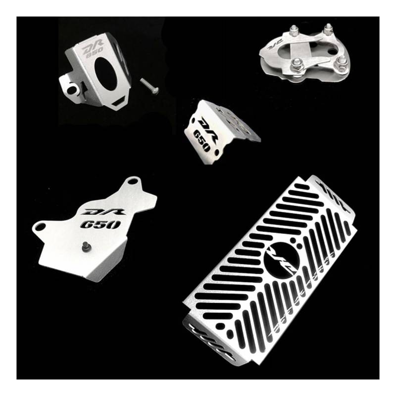 Kühler Schutz Für DR 650 650S 650SE 1996-2021 Motorrad Zubehör Kühlergrill Brems Reservoir Sattel Schutz Ständer Pad von ZOUWZIOU