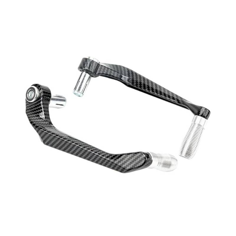 Motorrad bremshebel Hebelschutz Universal Motorrad Lenker Bremse Kupplung Hebel Hand Guard Protector Carbon Fiber Handschutz Aluminium Legierung Zubehör von ZOUWZIOU
