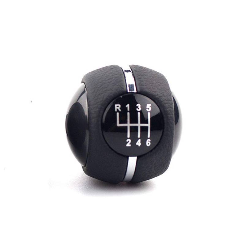 Für Mini Cooper F55 F56 F54 F60 Manuelles Schaltgetriebe Schaltknauf Abdeckung Gamasche Lederstiefel (White-6 Speed) von CNWagner