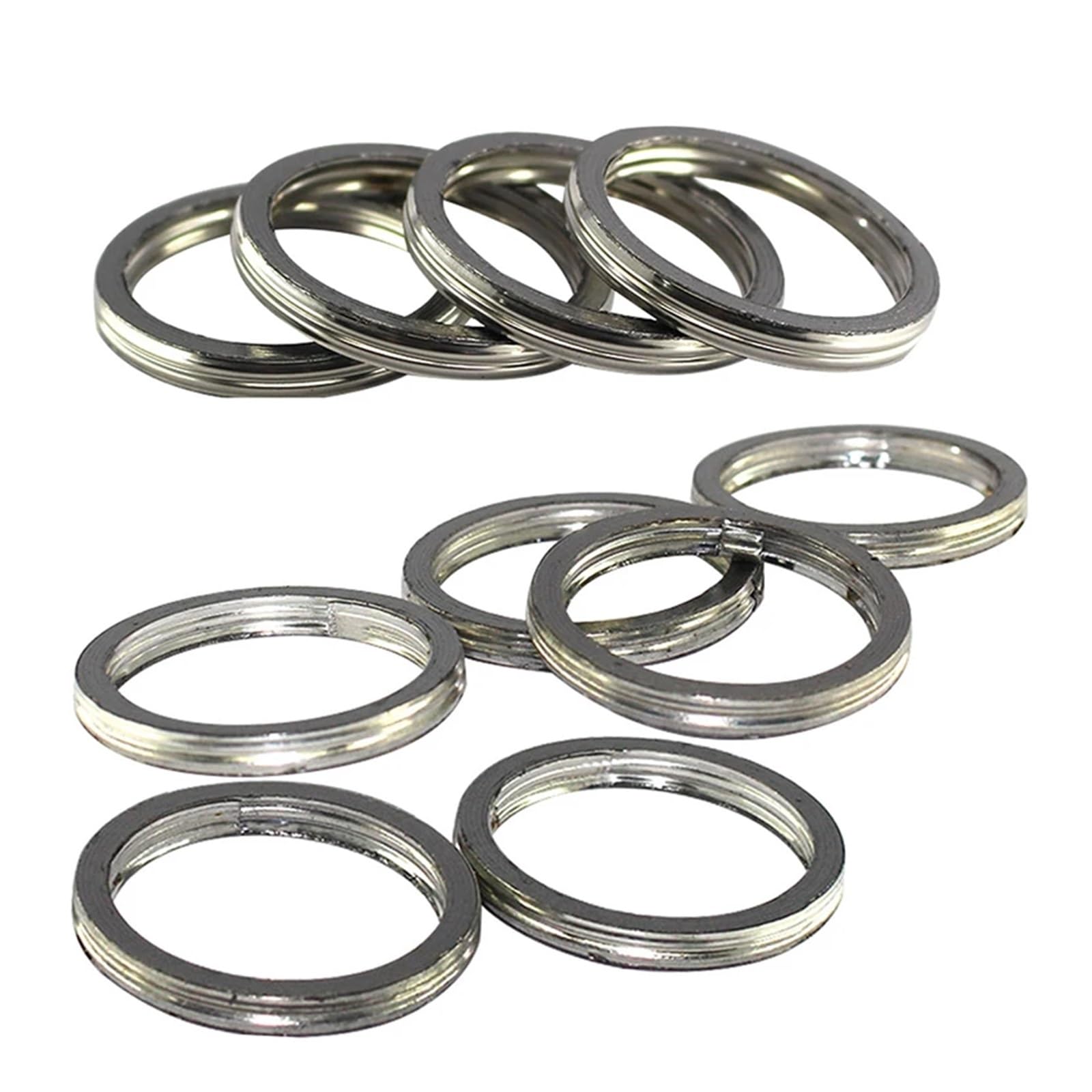 43MM Auspuffrohr Dichtung for CB400 CB400A 08-12 CBR600RR 03-13 16-20 CBR600RA 09-13 VT600C 97-99 XL650V 02-06 NT650V von ZQMKQCEK