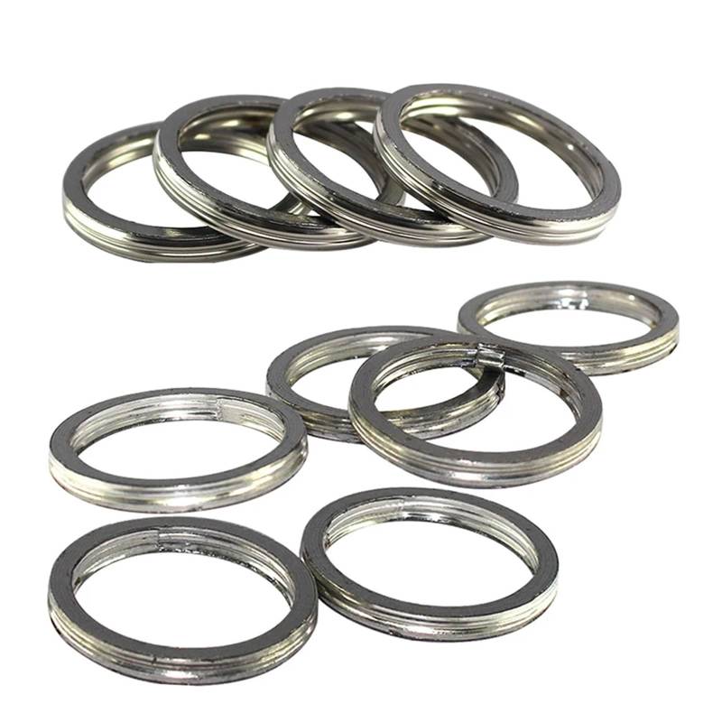 43MM Auspuffrohr Dichtung for CB400 CB400A 08-12 CBR600RR 03-13 16-20 CBR600RA 09-13 VT600C 97-99 XL650V 02-06 NT650V von ZQMKQCEK