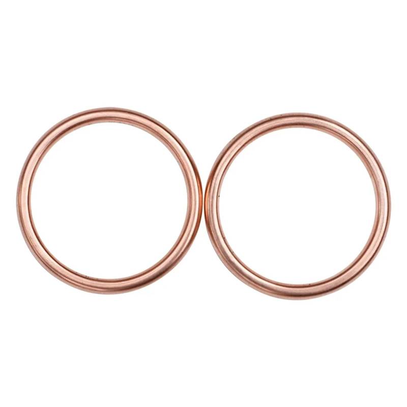 Motorrad Auspuff Dichtung for CRF300L Rally CRF1100 CRF1100D CRF1100A CRF450R CRF450X CRF450L CBF300N TRX450ER(2pcs) von ZQMKQCEK