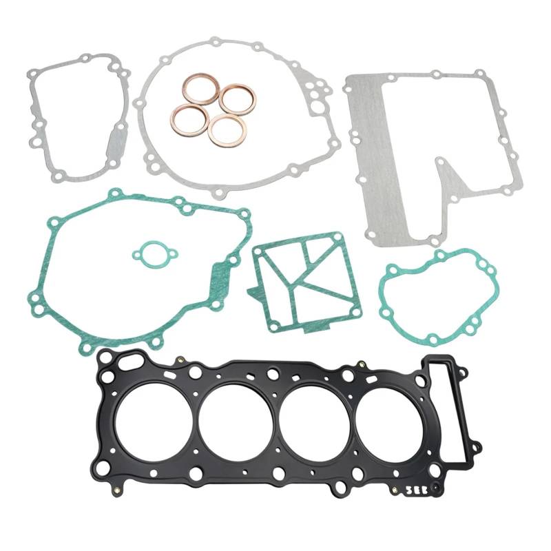 Motorrad Zylinderkopf Ölpumpe Motor Kurbelgehäuse Abdeckung Dichtung Kits for YZF-R6 YZFR6 1999-2002 von ZQMKQCEK