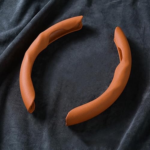 Auto Lenkradbezug für Accord 1997-2002, Anti Rutsch Atmungsaktiv Mikrofaser Leder Auto Lenkradschoner,D-Orange von ZQQKX