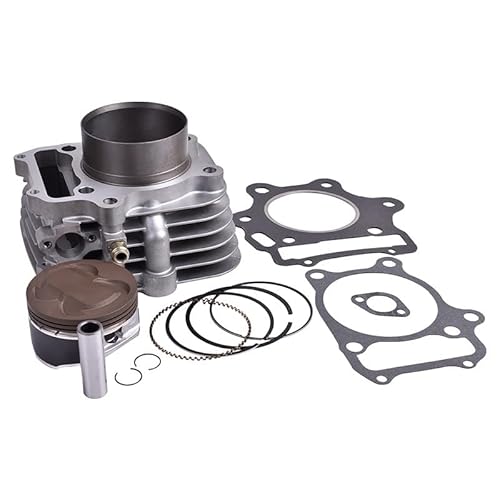 80mm 300CC Motorrad Zylinderkopf Überholung Matte Kolben Ringe Dichtung Top End Kit Set for ATV TRX300 TRX 300 12100-HM3-670 von ZQYPENOZ