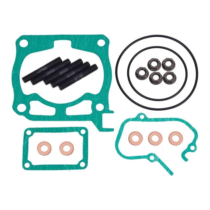 STD 54mm Motorrad Luft Zylinder Block & Kolben und Ringe & Kopf Komplette Dichtung Kit for YZ125 YZ 125 2005-2022(Gasket) von ZQYPENOZ