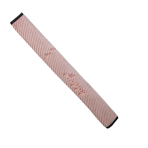 Gurtpolster Auto 25/30/50/75 CM Erweiterte Auto Gürtel Abdeckung Schulter Pad Gesteppte Atmungsaktive Baumwolle Leinen Verdickt Lkw Sicherheitsgurt Abdeckung Auto Innen(Pink 50cm) von ZRHWSPD