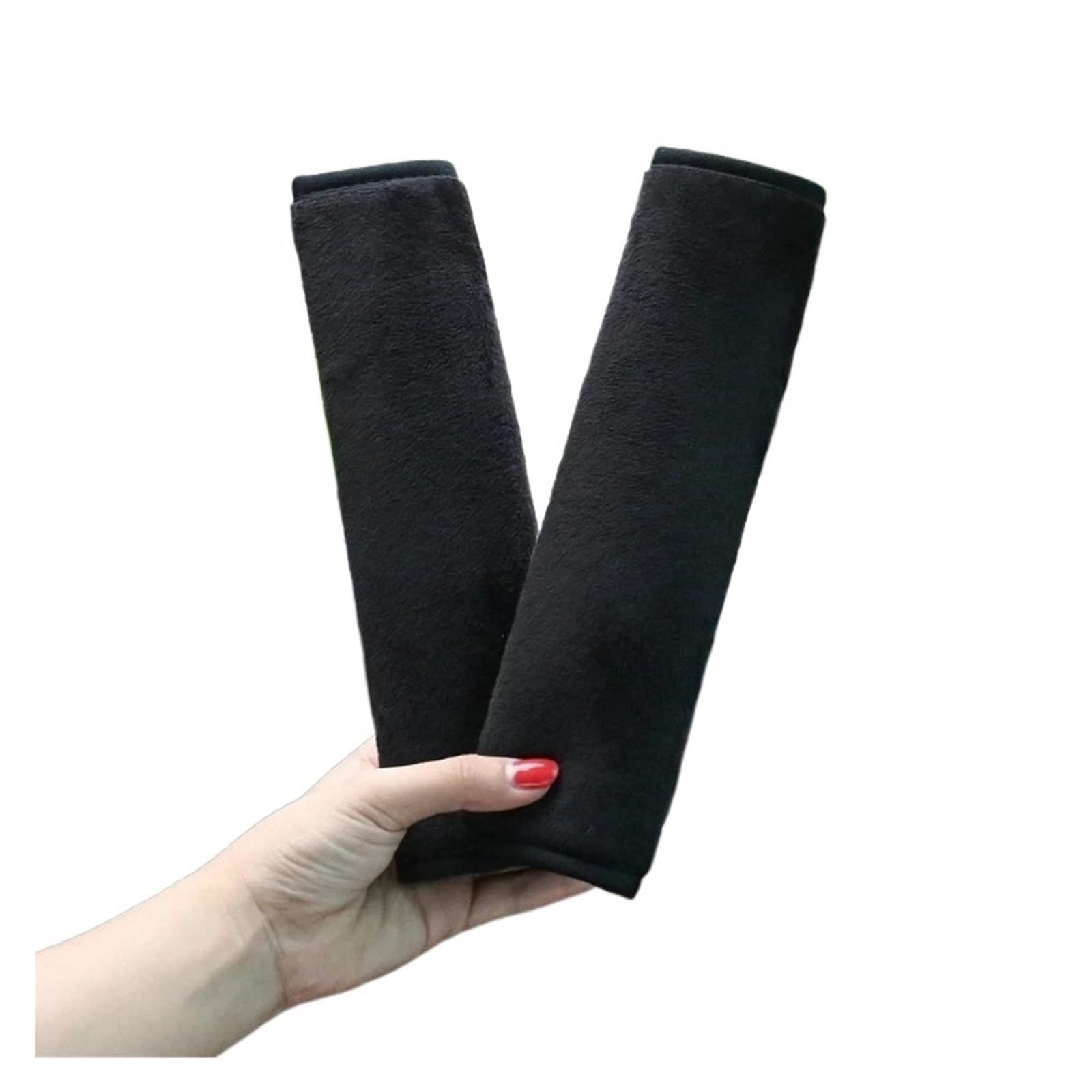 Gurtpolster Auto Auto-Sicherheitsgurt-Abdeckung, Schultergurt-Abdeckungen, verstellbare Sicherheitsgurt-Abdeckung, Auto-Schulterpolster for Erwachsene, Jugendliche, Kinder, Auto-Zubehör(2PCS-Black) von ZRHWSPD