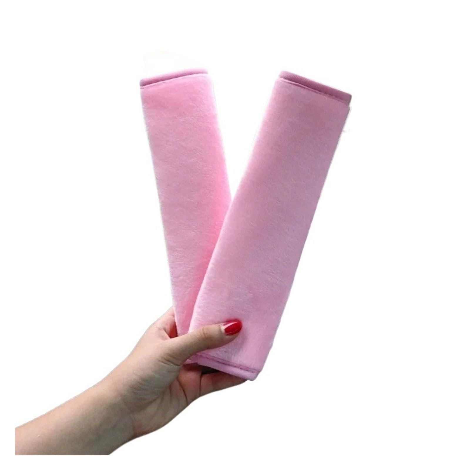 Gurtpolster Auto Auto-Sicherheitsgurt-Abdeckung, Schultergurt-Abdeckungen, verstellbare Sicherheitsgurt-Abdeckung, Auto-Schulterpolster for Erwachsene, Jugendliche, Kinder, Auto-Zubehör(2PCS-Pink) von ZRHWSPD