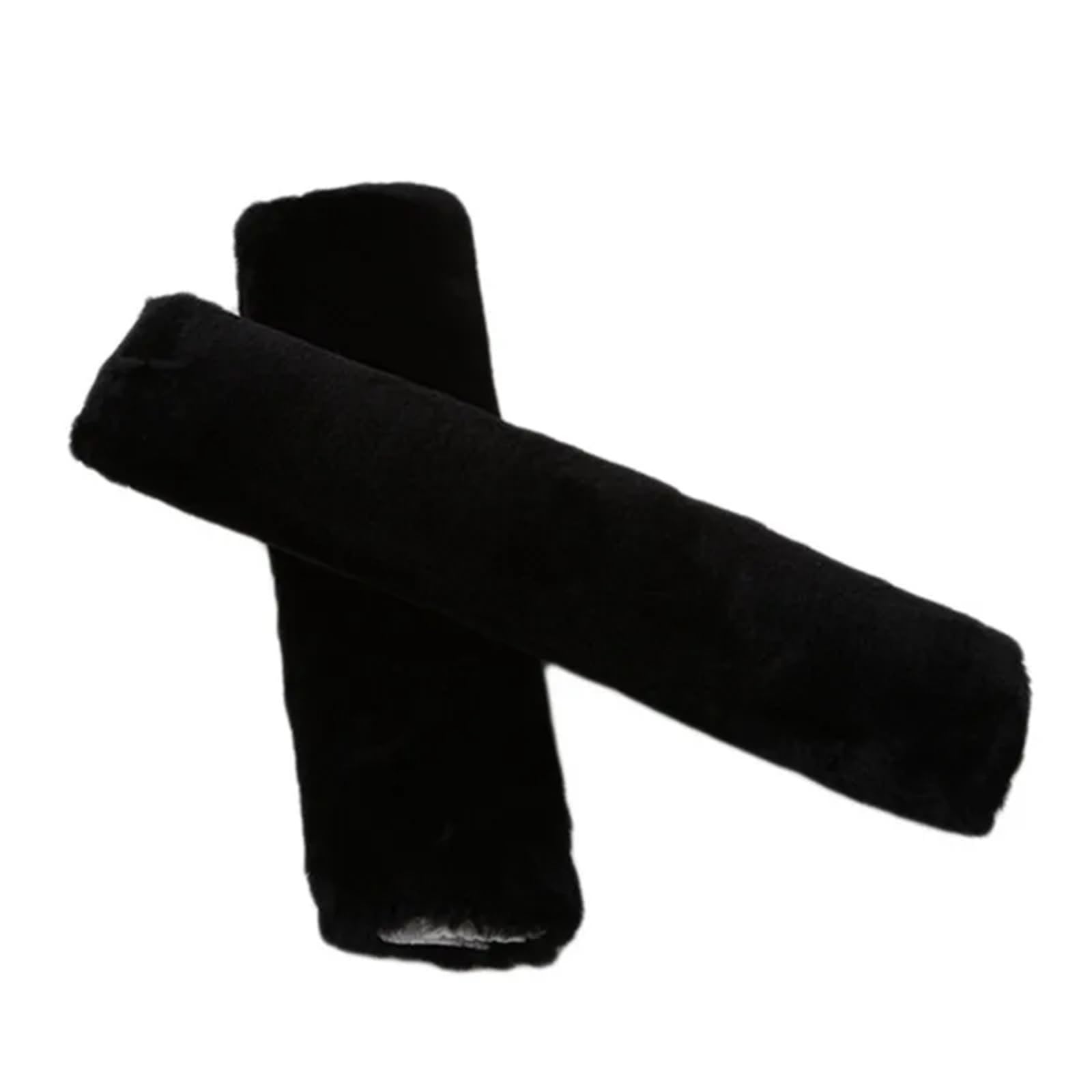 Gurtpolster Auto Auto-Sicherheitsgurt-Abdeckung, flauschig, Auto-Sicherheitsgurt, Sicherheitsgurt, Schulterpolster, Schutz for Erwachsene, Kinder, Auto-Innenausstattung, 2 Stück(Black) von ZRHWSPD
